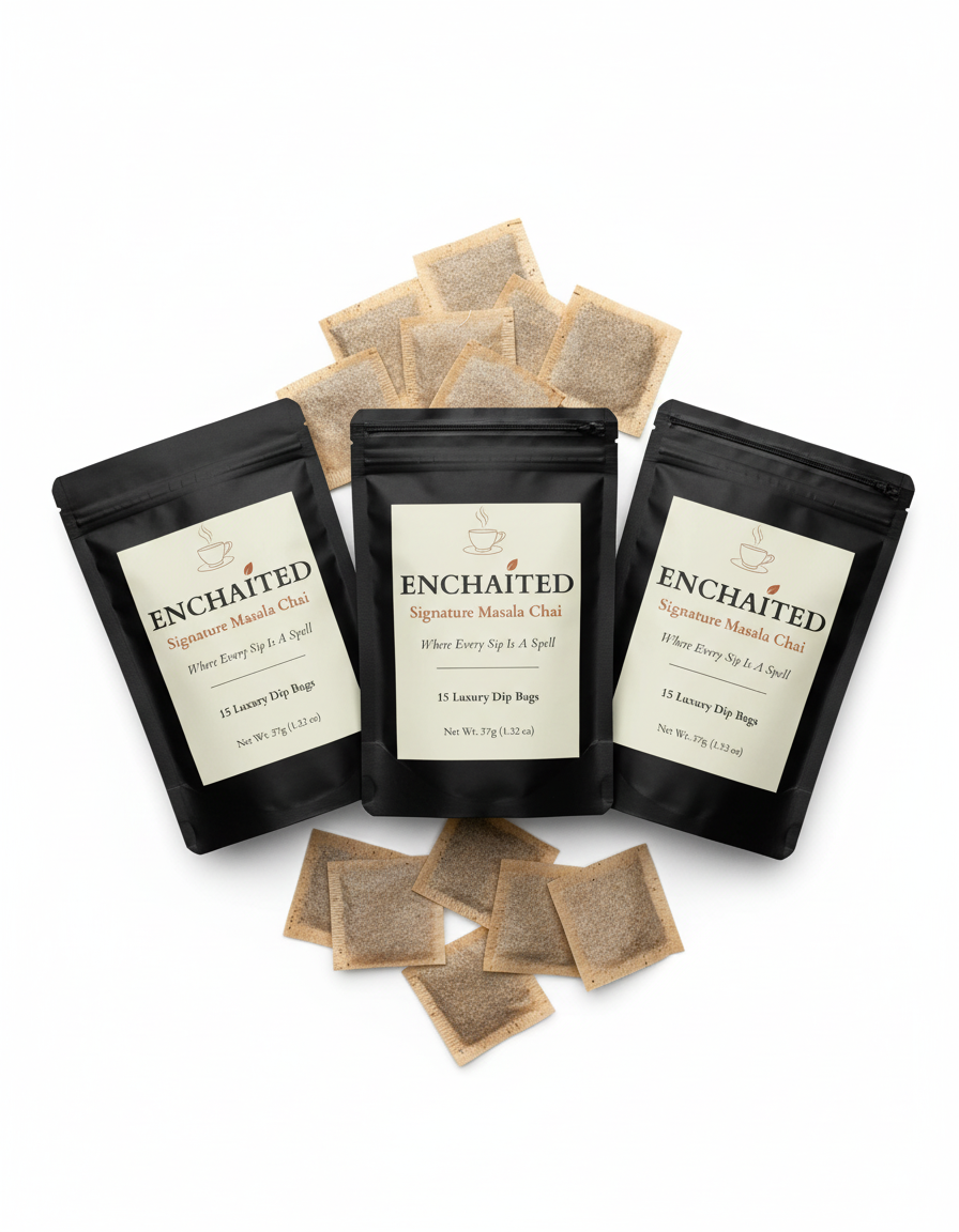 Flat Lay - Brown Tea Bags