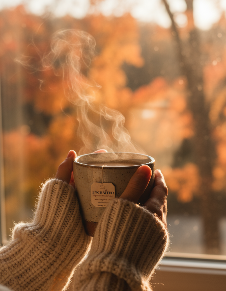 Hands Holding Warm Chai